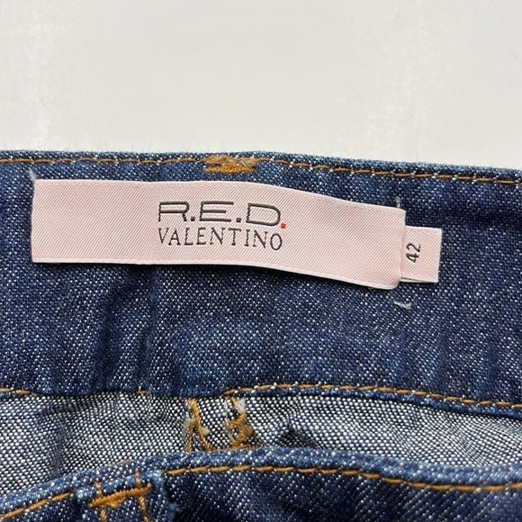 R.E.D. Valentino Denim Pencil Skirt Size 42 EUR 6 US - Picture 13 of 16